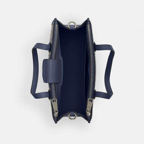 NWT Coach Outlet Nina Small Tote Bag Signature Rivets - Picture 3 of 7